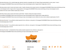 Tablet Screenshot of dutchliving.com